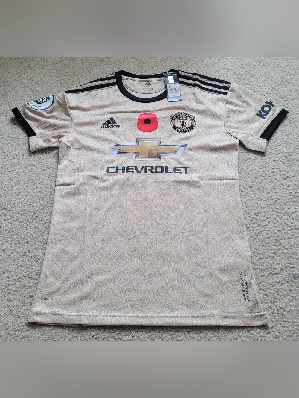 Adidas Manchester United Paul Pogba #6 2019 / 2020 Away Soccer Jersey Men S